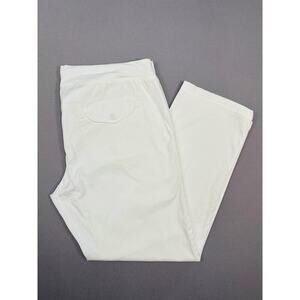 XCVI Stretch Drawstring Waist Straight Leg Pants Size XL